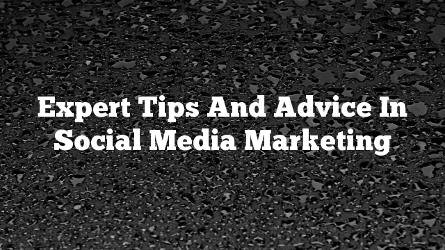 Expert Tips And Advice In Social Media Marketing