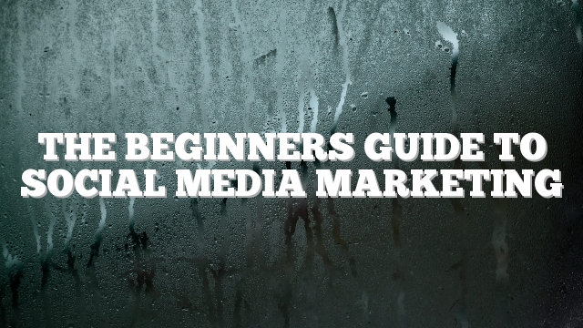 The Beginners Guide To Social Media Marketing